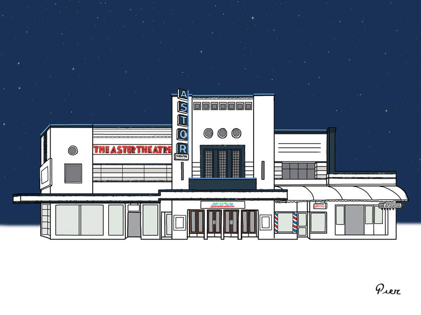The Astor Theatre - A digital print from my series West Is Best (Perth)