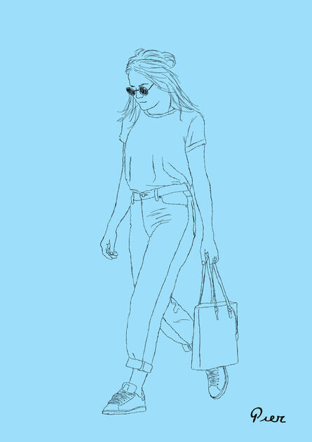 Kathy - A digital print from my series Portraits